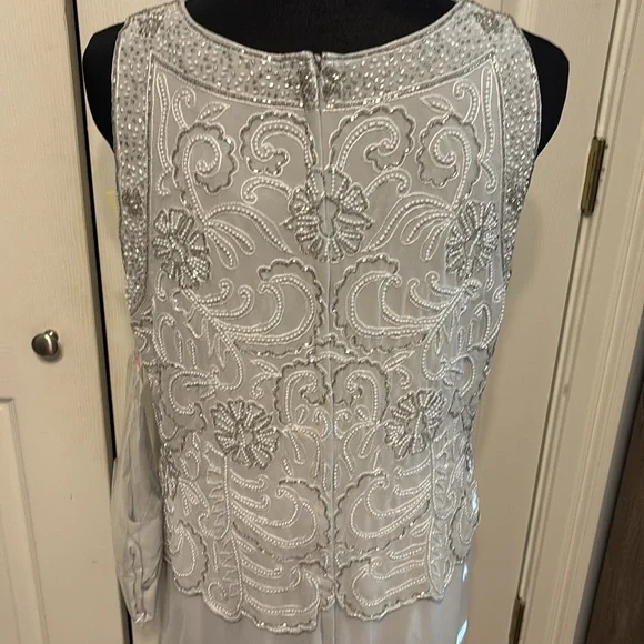 Chic Sleeveless Gray Maxi Dress - Picture 10 of 14